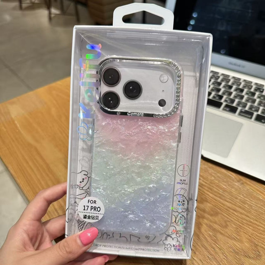 Rainbow iphone case made of acrylic