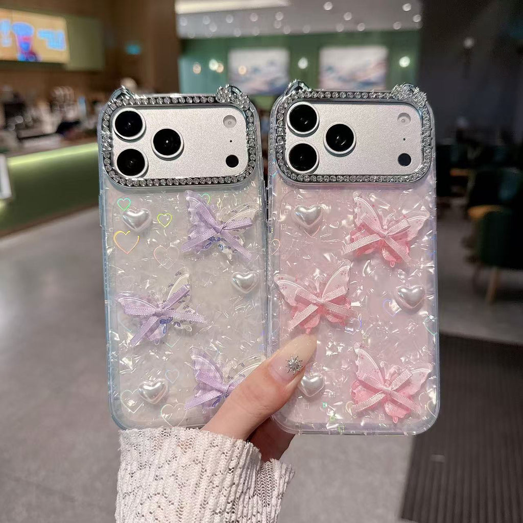 Iphone case with small ribbon
