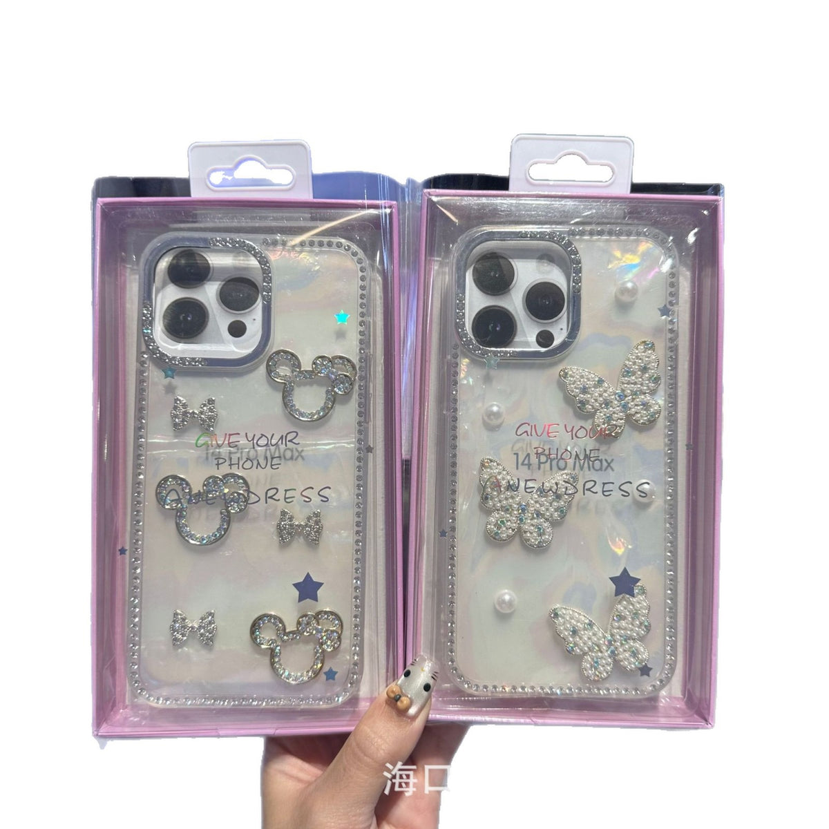 Acrylic Case iphone Holographic 3D