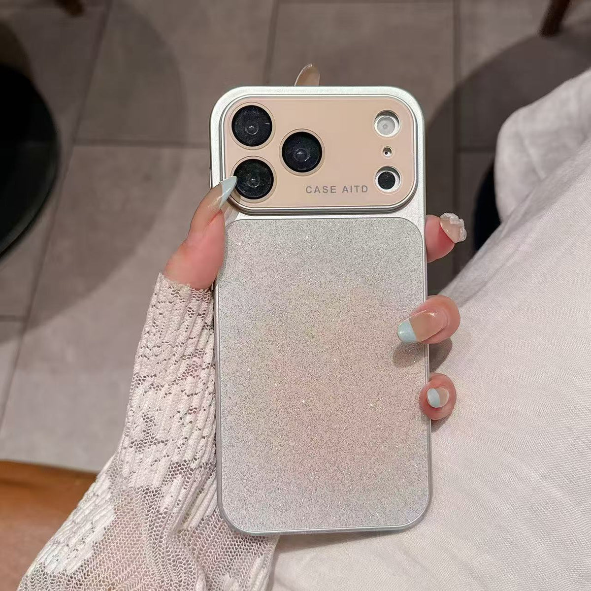 Acrylic Glitter Gradient Case Iphone