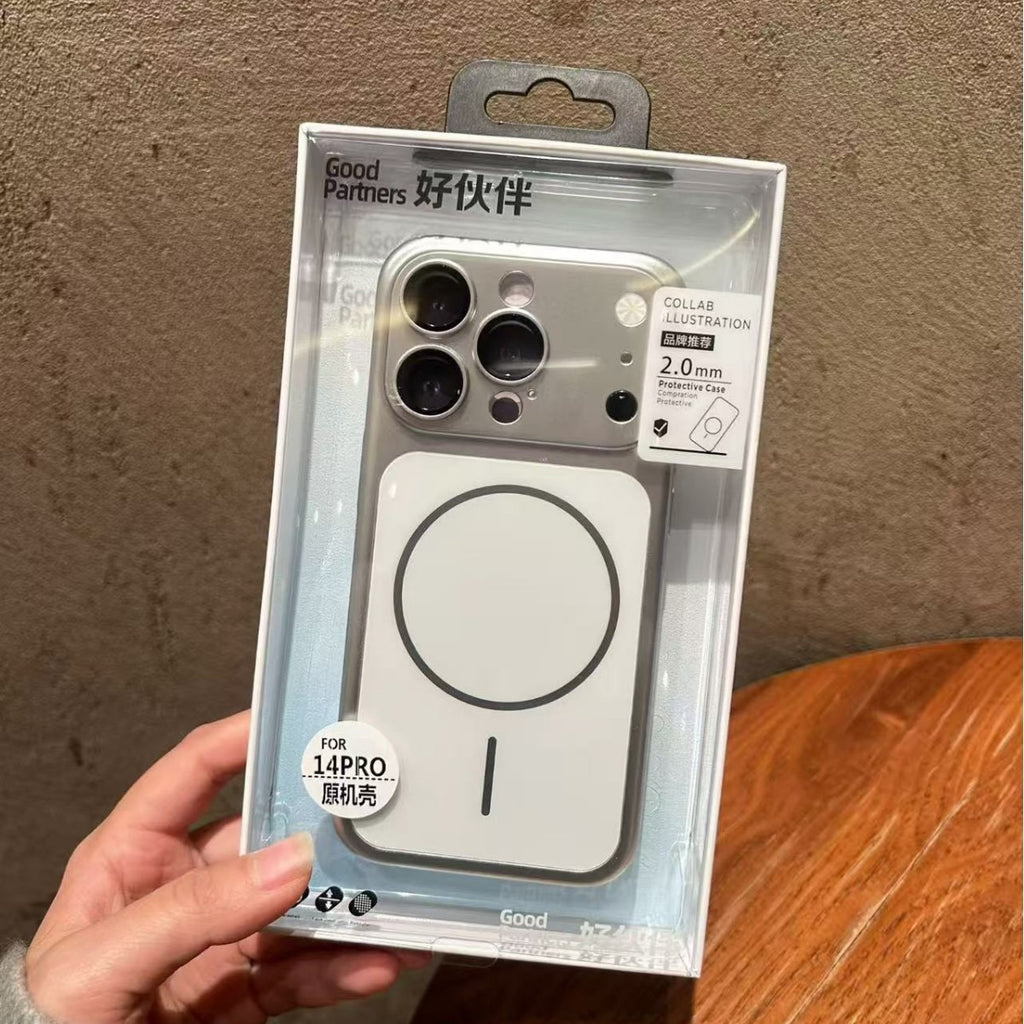 PC MagSafe Case iPhone Minimalist Solid Color