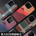Hard PC Case iPhone Mountain & Stripe Pattern