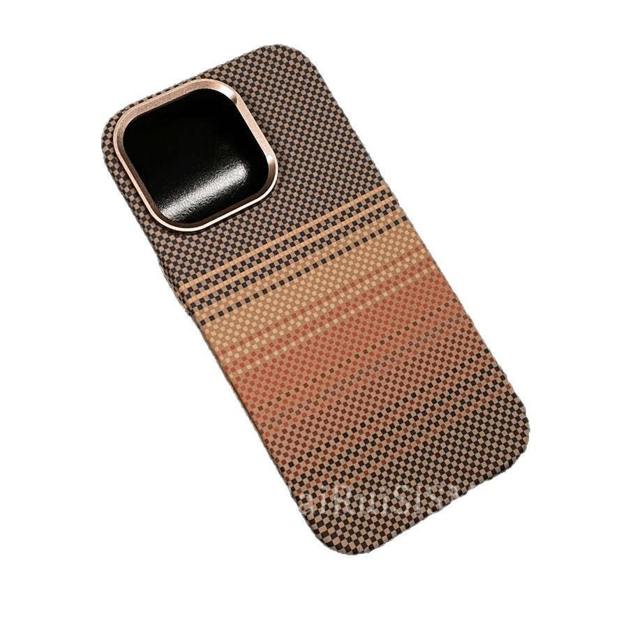 Hard PC Case iPhone Mountain & Stripe Pattern