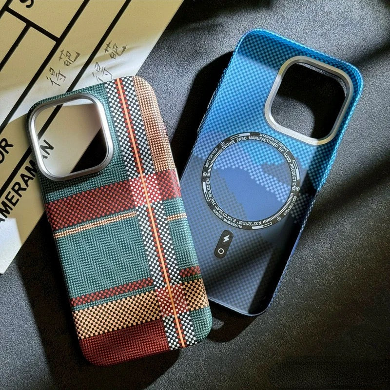 Hard PC Case iPhone Mountain & Stripe Pattern