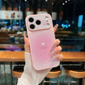Glitter Acrylic Case iPhone Sweet Heart "NICE" Design