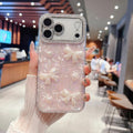 3D Pearl Bow Acrylic Phone Case