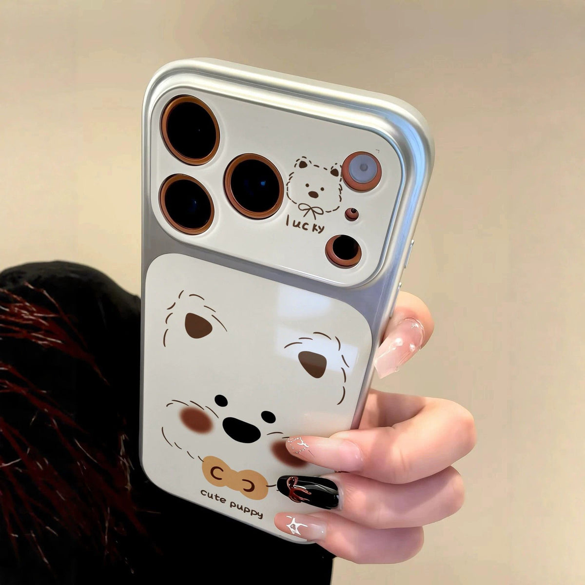 Cute Bear Acrylic Case iPhone