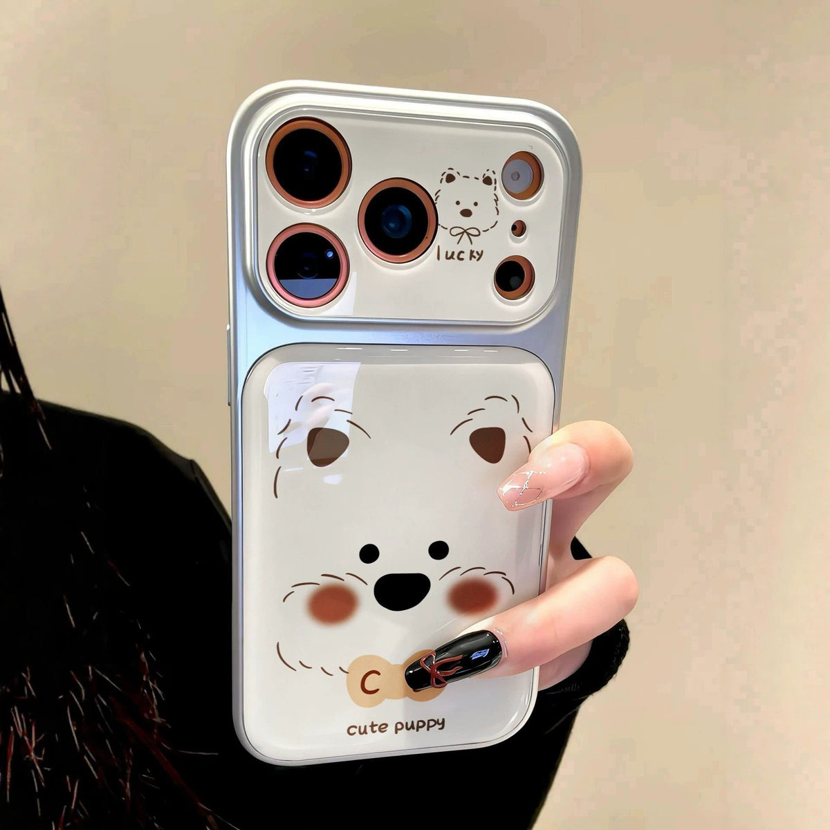 Cute Bear Acrylic Case iPhone