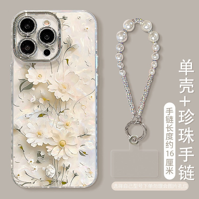 Elegant Floral Acrylic Case iPhone