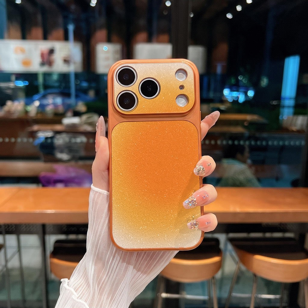Gradient Glitter Acrylic Phone Case iPhone