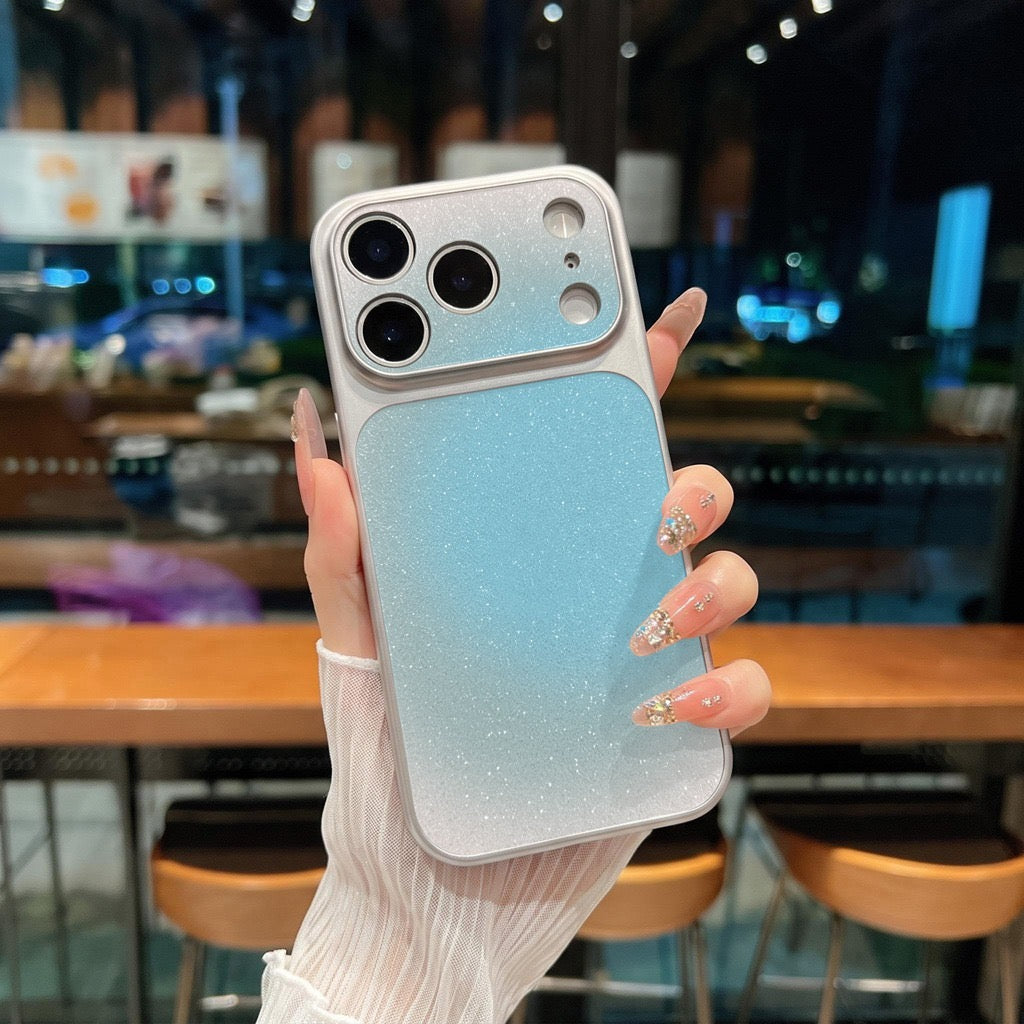 Gradient Glitter Acrylic Phone Case iPhone
