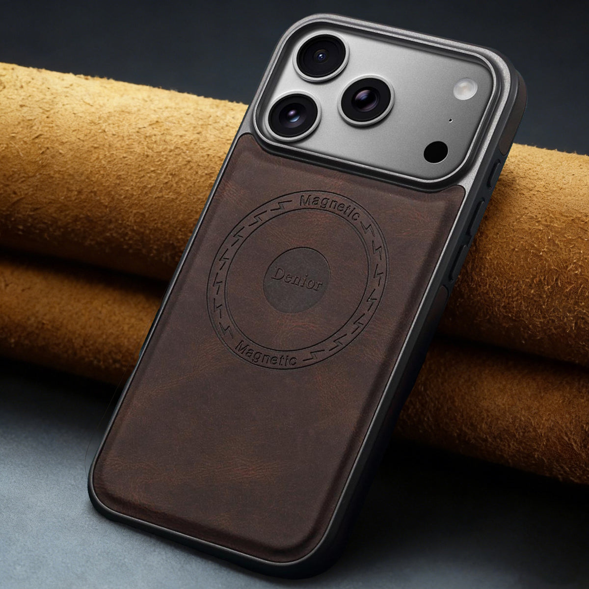 Premium Faux Leather Magnetic Phone Case
