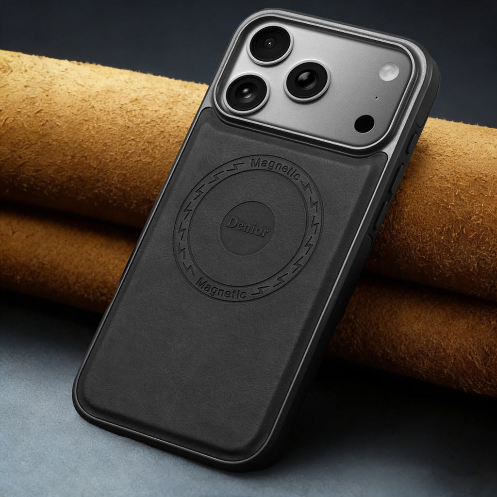 Premium Faux Leather Magnetic Phone Case