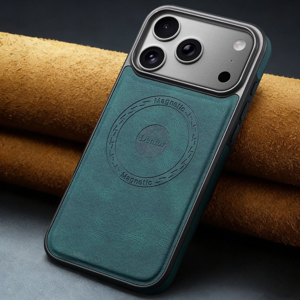Premium Faux Leather Magnetic Phone Case