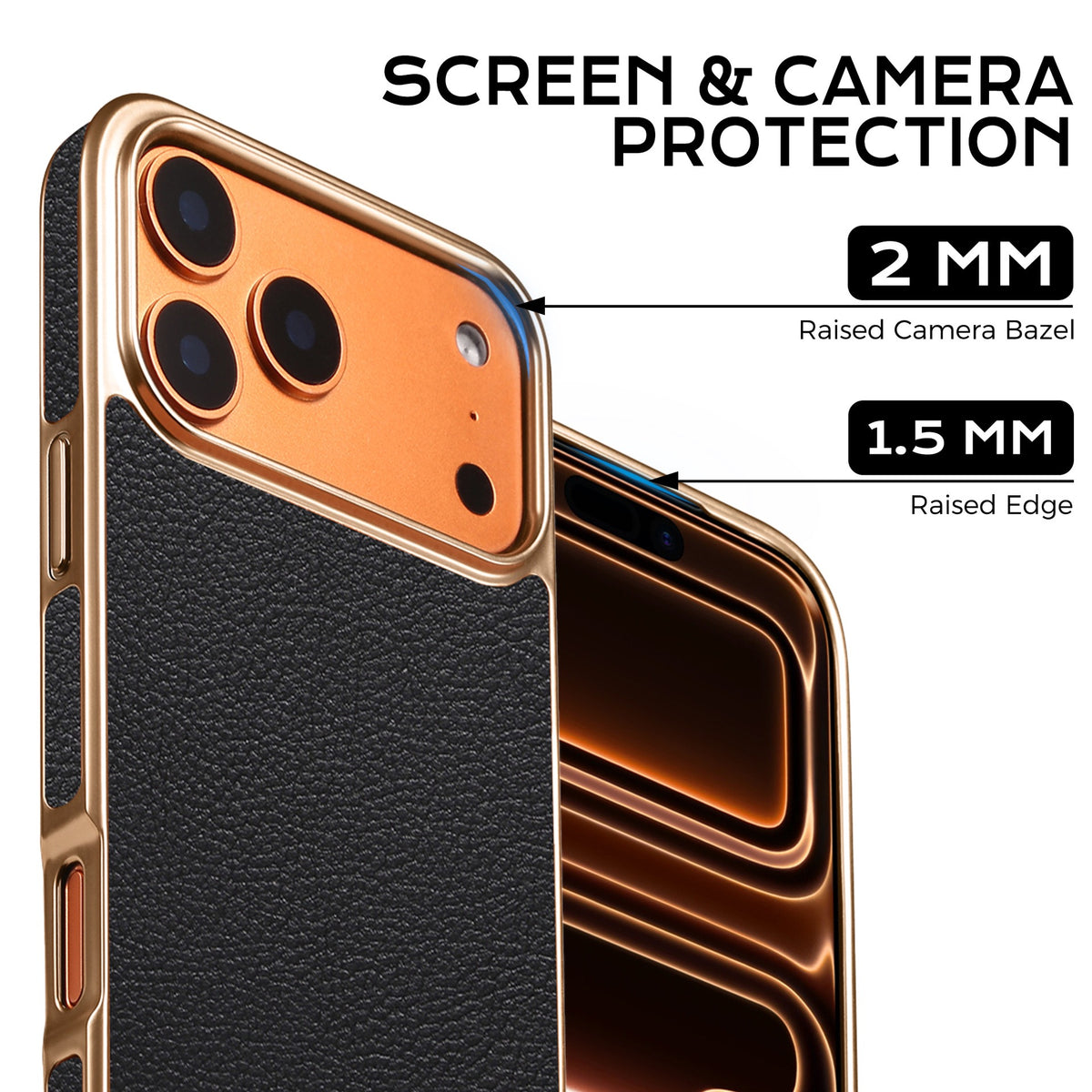 English: Genuine Oil Wax Leather Phone Case