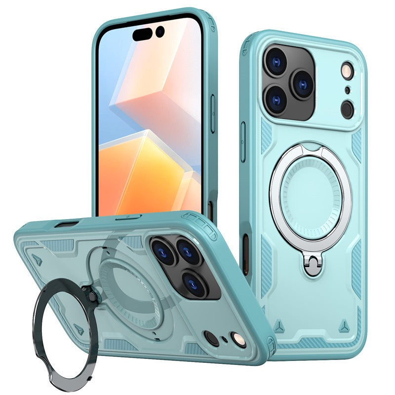 Hybrid Shockproof Case iPhone Magnetic Ring Stand