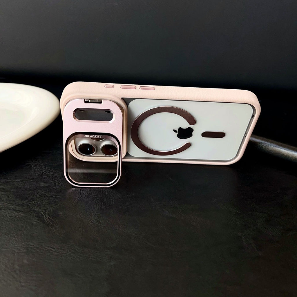 Premium PC Matte Case — MagSafe + Camera Stand Frame