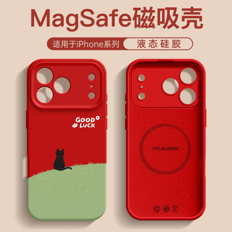 iPhone case with cat picture