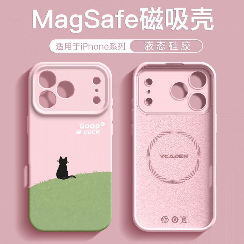 iPhone case with cat picture