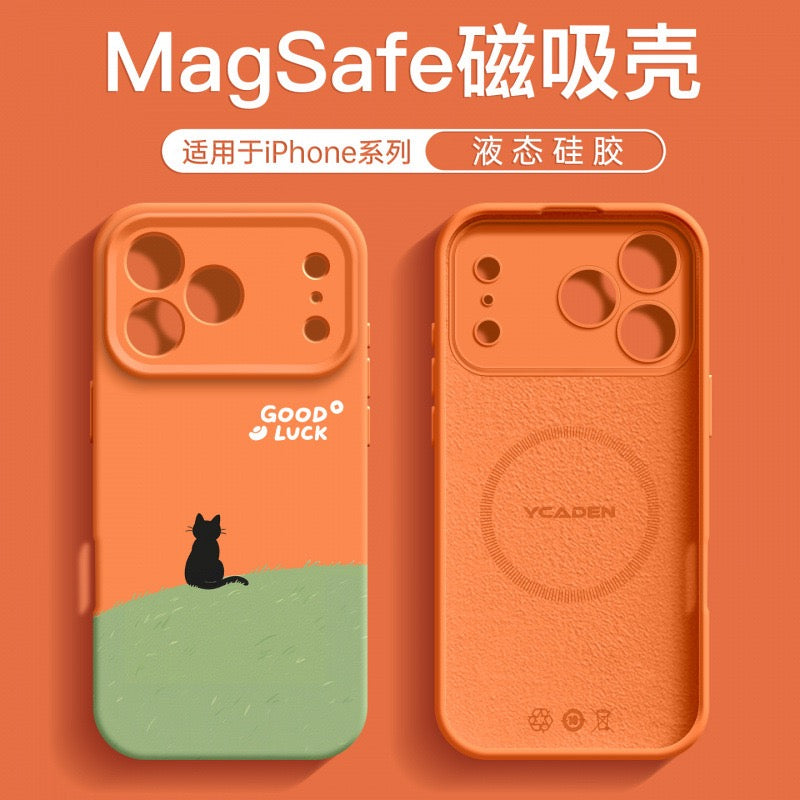 iPhone case with cat picture
