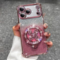Case iphone Transparent glitter