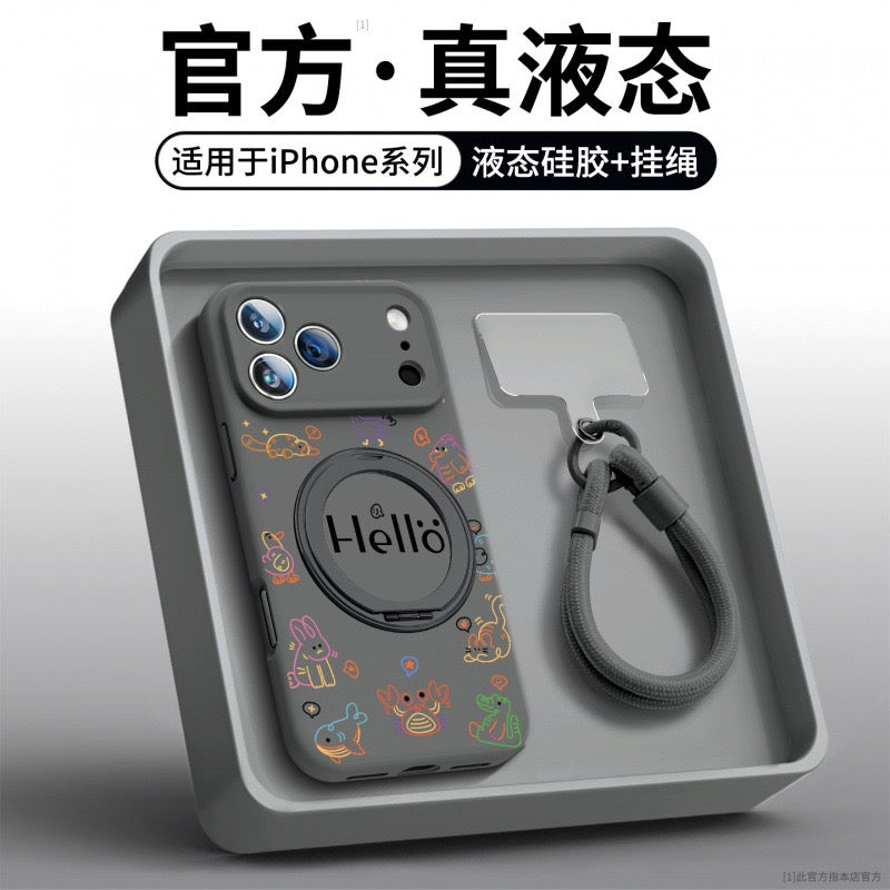Premium phone case made of liquid silicone