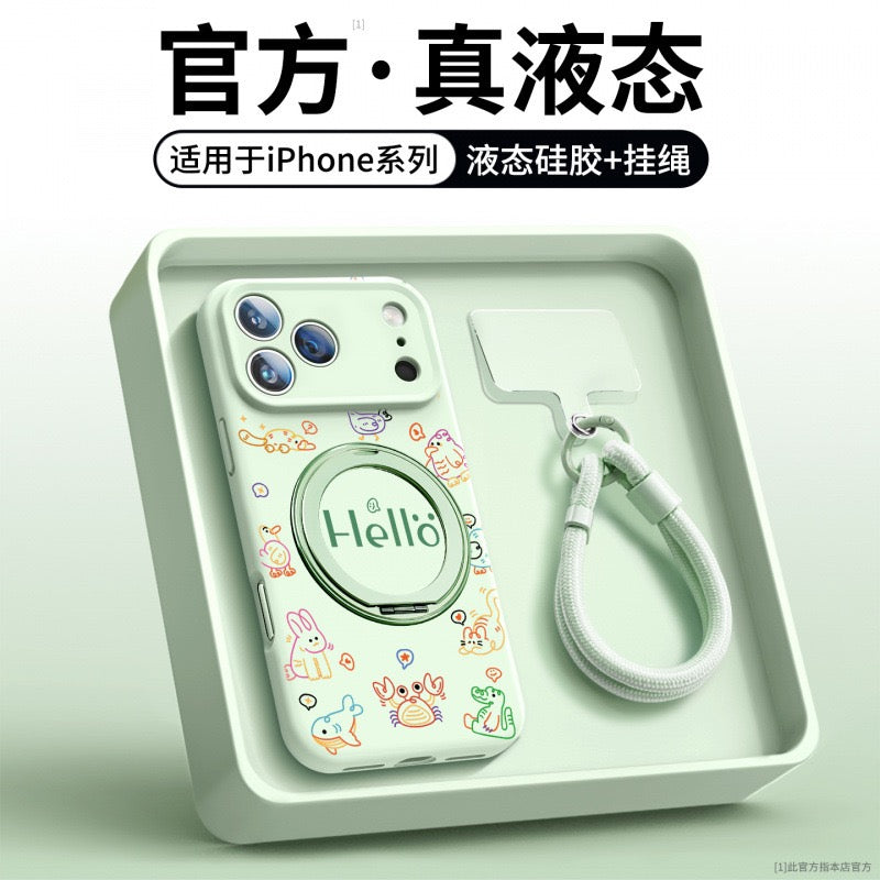 Premium phone case made of liquid silicone