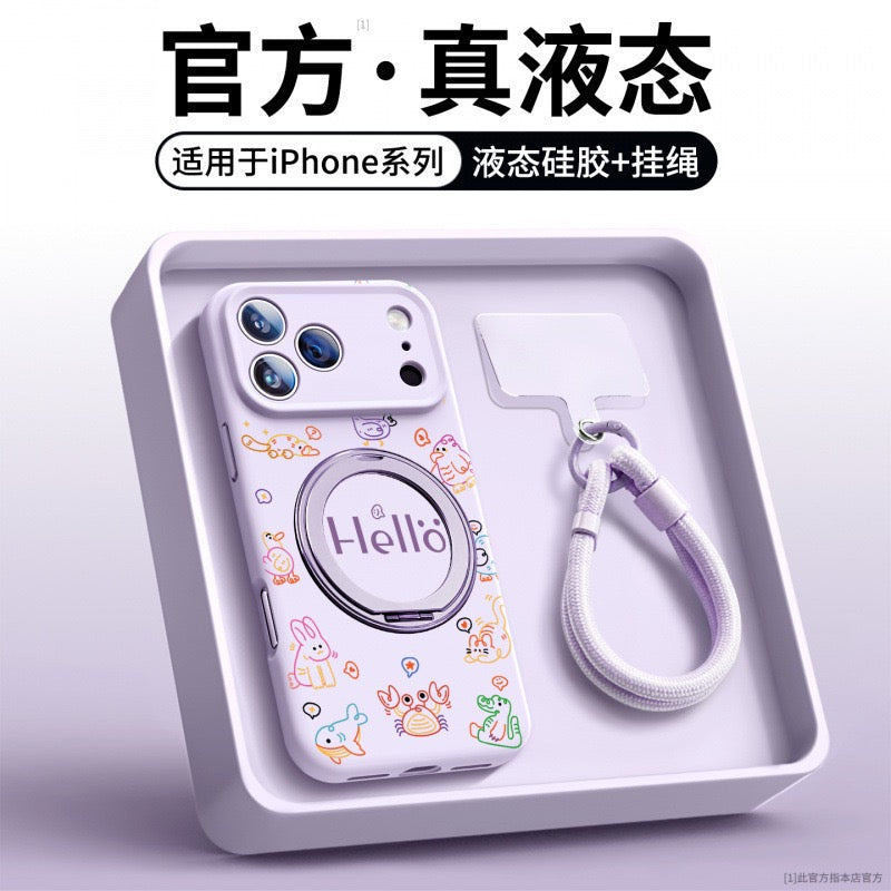 Premium phone case made of liquid silicone