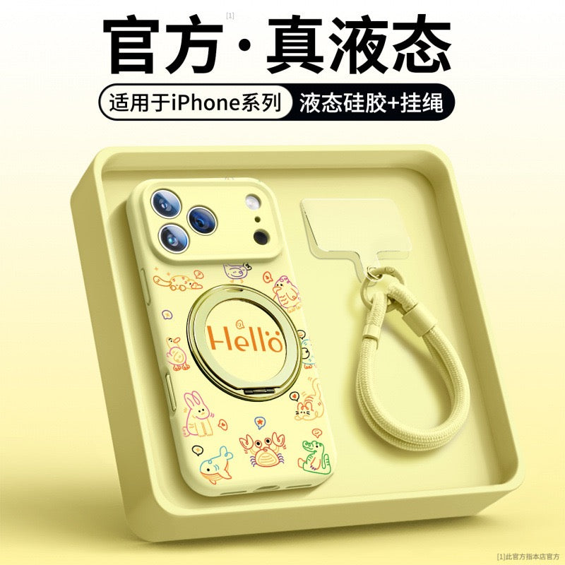 Premium phone case made of liquid silicone