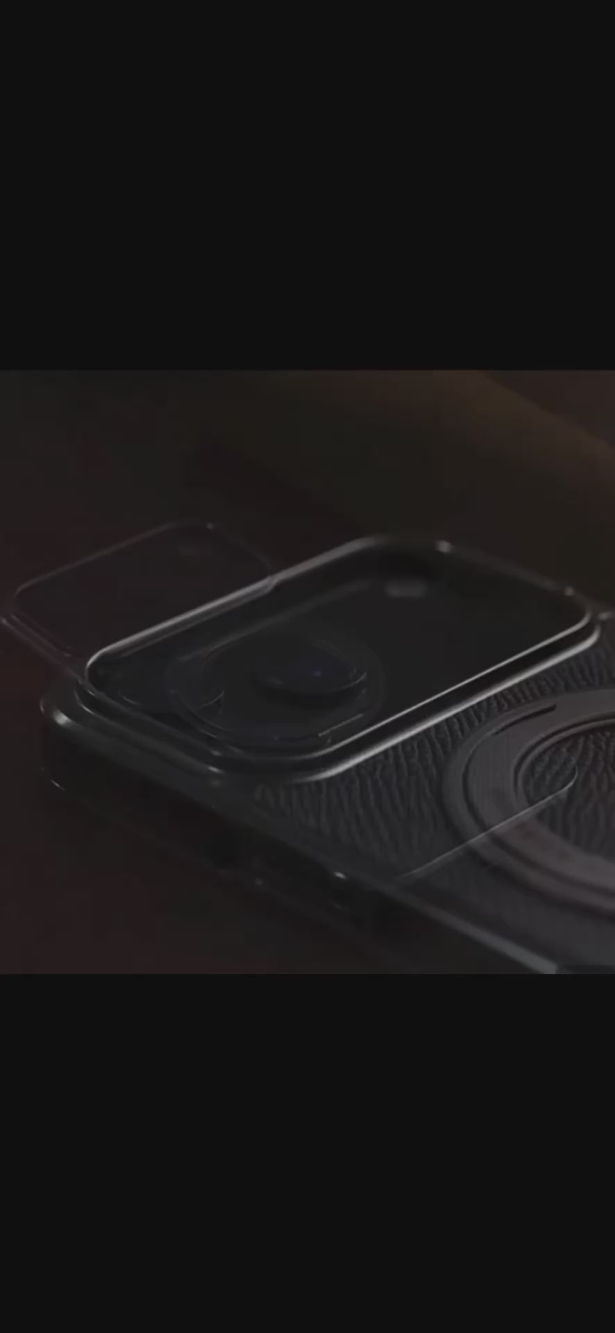 Genuine Leather Magnetic Kickstand Case