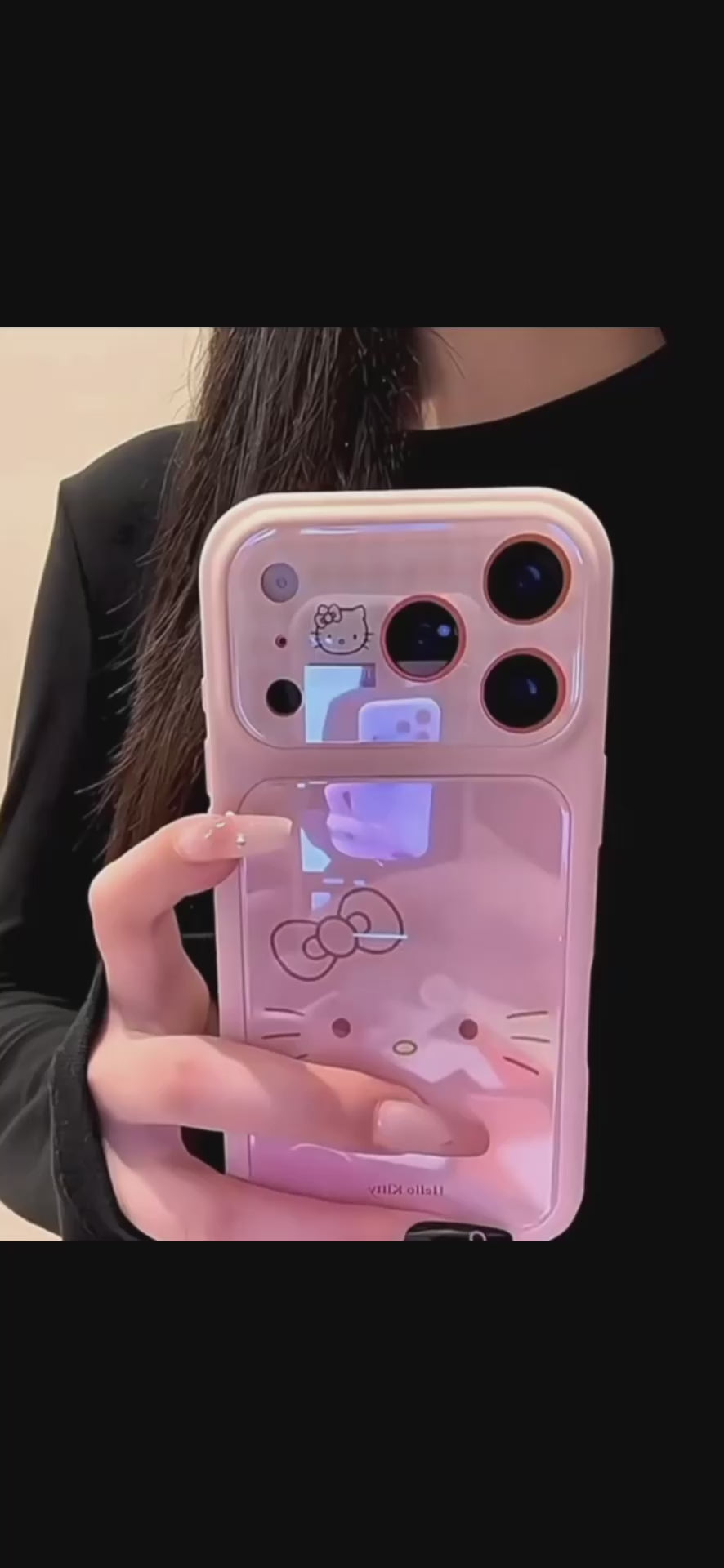 Hello Kitty 2-in-1 Case iPhone Soft Edge & Hard Back Plate